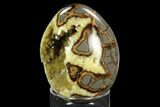 Calcite Crystal Filled Septarian Geode Egg - Utah #123847-2